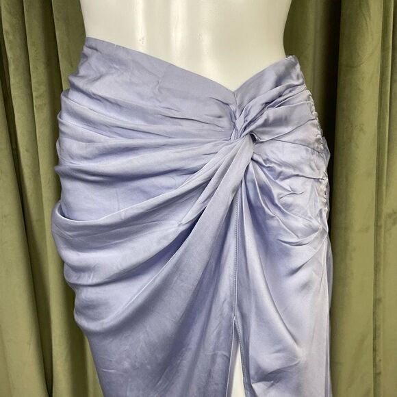 L'Academie Women's Prisca Midi Slip Skirt Lavender Purple Size Small NWT New - Picture 4 of 6